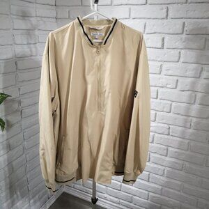 Palmer Golf Men's Size 44 Large Beige 1/2 Zip Loose Fit Pullover